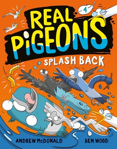 Splash back - splash, pigeons,